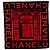 Bufanda de Seda Chanel Puerta Roja de la Rue Cambon