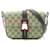 Gucci GG Mini Crossbody Bag Canvas Leather Brown Beige  ref.2397469