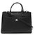 Chanel Neo Executive Große Tote Tasche Schwarz