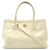 Executive Bolso Tote de la Línea Ejecutiva de Chanel Castaño Beige