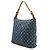 Bolsa GM em denim Monogram Louis Vuitton Azul - vista 2