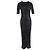 Autre Marque Vestido fruncido Abigail en poliéster negro de Rotate Birger Christensen
