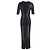 Autre Marque Vestido fruncido Abigail en poliéster negro de Rotate Birger Christensen - vista 3