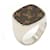 Anello con lucchetto Monogram Louis Vuitton Argento Metallico