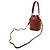 Bolsa de ombro em couro Mon Tresor Fendi vermelha Vermelho - vista 2