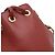 Bolsa de ombro em couro Mon Tresor Fendi vermelha Vermelho - vista 4