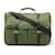 Louis Vuitton Monogram Mini Briefcase Green Cloth  ref.2398295