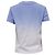 Camiseta de algodón azul claro con logo T bordado en ombré de Alexander Wang. - vista 4