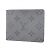 Portafoglio Slender Monogram Eclipse Reverse Louis Vuitton Nero