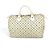 Speedy Borsa Boston Mini Lin Monogram Louis Vuitton Bianco Blu navy