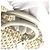 Speedy Borsa Boston Mini Lin Monogram Louis Vuitton Bianco Blu navy - vista 5