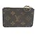 Visitenkartenetui Monogram Louis Vuitton Braun