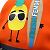 Mochila Fendi Fresh Pineapple Preto Laranja - vista 10