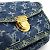 Marsupio in denim Monogram Louis Vuitton Blu - vista 9