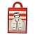 Borsa Tote Mademoiselle Coco Chanel Nero Argento Bianco Rosso