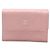 Chanel Matelassé Coco Mark Dreifach Geldbörse Pink