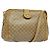 Céline CELINE Macadam Canvas Schultertasche PVC Beige Gold Auth sw1359 Golden