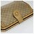 Céline CELINE Macadam Canvas Schultertasche PVC Beige Gold Auth sw1359 Golden - Ansicht 6