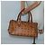 Borsa Boston MCM Logogram Vicetos in pelle PVC marrone e oro Auth BA4039 D'oro - vista 21