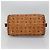 Borsa Boston MCM Logogram Vicetos in pelle PVC marrone e oro Auth BA4039 D'oro - vista 5