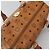 Borsa Boston MCM Logogram Vicetos in pelle PVC marrone e oro Auth BA4039 D'oro - vista 6