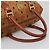 Borsa Boston MCM Logogram Vicetos in pelle PVC marrone e oro Auth BA4039 D'oro - vista 7