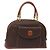 Céline Borsa a mano in tela Macadam CELINE in pelle PVC marrone oro Auth ki5869 D'oro