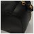 CHANEL COCO Marca Pochete Vanity Couro Caviar Preto Ouro CC Auth 134647 Dourado - vista 15