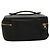 CHANEL COCO Marca Pochete Vanity Couro Caviar Preto Ouro CC Auth 134647 Dourado - vista 2