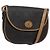 Borsa a spalla in tela a nido d'ape PVC nera e dorata Christian Dior Auth yk18869