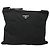 Borsa a Spalla PRADA Nylon Nero Argento Autentica 132150 - vista 13