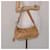 Borsa a Spalla PRADA Nylon Beige Oro Auth 131423 D'oro - vista 24