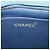 CHANEL Borsa a Spalla Diana Flap in Tela Blu Oro CC Auth 132485SM D'oro - vista 22