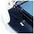 CHANEL Borsa a Spalla Diana Flap in Tela Blu Oro CC Auth 132485SM D'oro - vista 24
