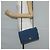 CHANEL Borsa a Spalla Diana Flap in Tela Blu Oro CC Auth 132485SM D'oro - vista 26