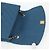 CHANEL Borsa a Spalla Diana Flap in Tela Blu Oro CC Auth 132485SM D'oro - vista 8