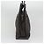 Hermès HERMES Her Line Tote Bag Canvas Grau Silber Auth 132562 Braun - Ansicht 3