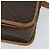 Céline Borsa a Spalla in Tela Macadam CELINE in Pelle PVC Marrone Oro Auth 134526 D'oro - vista 10