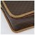 Céline Borsa a Spalla in Tela Macadam CELINE in Pelle PVC Marrone Oro Auth 134526 D'oro - vista 14