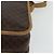 Céline Borsa a Spalla in Tela Macadam CELINE in Pelle PVC Marrone Oro Auth 134526 D'oro - vista 16