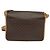 Céline Borsa a Spalla in Tela Macadam CELINE in Pelle PVC Marrone Oro Auth 134526 D'oro - vista 2