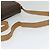Céline Borsa a Spalla in Tela Macadam CELINE in Pelle PVC Marrone Oro Auth 134526 D'oro - vista 7