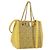 Borsa Vala Chain in pelle 2 in 1 oro giallo Auth 132893V di Salvatore Ferragamo