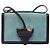 Borsa a Spalla LOEWE Camoscio Blu Argento Auth 132888 - vista 13