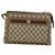 Borsa a Spalla Gucci GG Supreme Web Sherry Line PVC Beige 41 02 090 Auth ki5836 D'oro - vista 13