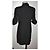 Vestido midi de algodón negro Michael Kors - vista 4