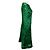 Abito da cocktail a maniche lunghe in paillettes giada di Prabal Gurung Verde - vista 2