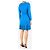 Missoni Blaues plissiertes Strickkleid - Größe UK 10 - Ansicht 2