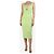 Autre Marque Celery Perception Midi-Kleid - Größe UK 10 Grün - Ansicht 3