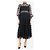 Christopher Kane Schwarzes, verziertes Blumenspitzenkleid - Größe UK 8 - Ansicht 3